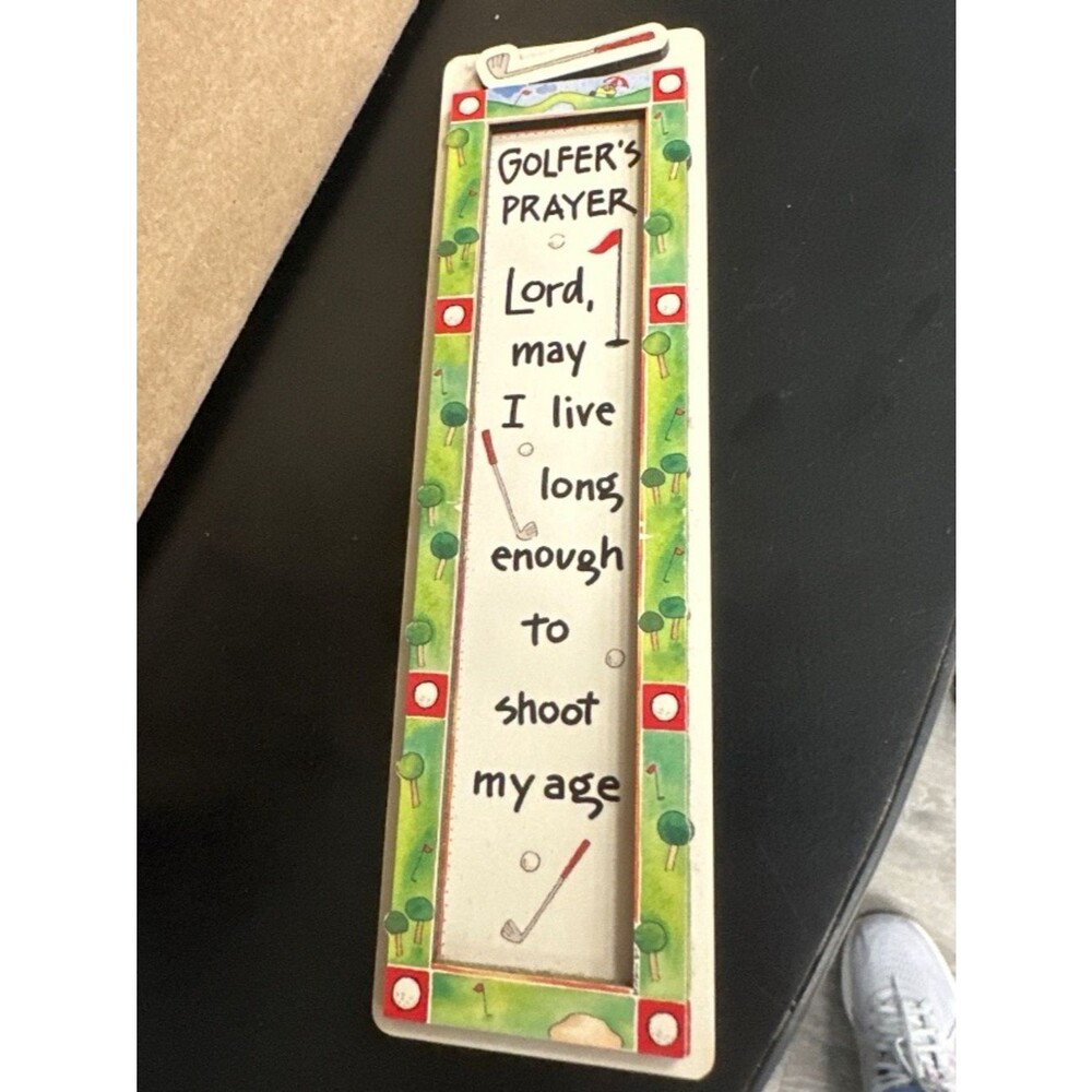 Vintage 1998 Golfer's Prayer Dark Humor Magnet
